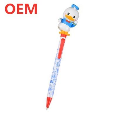 Personalizado personagens de desenhos animados ecológicos caneta de plástico de esferas