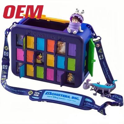 CUSTOM ABS Popcorn Bucket Saco de plástico para ombro Cartoon Toy Make Character Popcorn Bucket