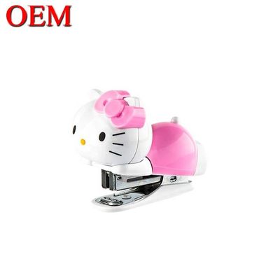 Pintura de plástico personalizada gatinho bonitoAnimal forma Stapler escritório/School Stapler para estudantes