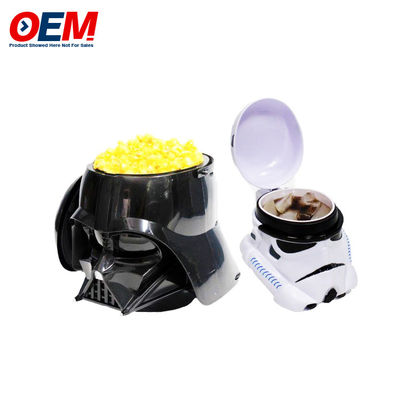 Fábrica OEM Container de pipoca de plástico de estrela de cinema impressa personalizada