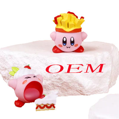 Brinquedos de silicone de plástico customizados OEM 3D Soft Squishy figura de personagem Brinquedos Fábrica fabricantes de brinquedos