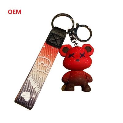 Chave de Chave de Personalidade 3D Chave de Chave Personalizada Com Anel de Chave de Metal