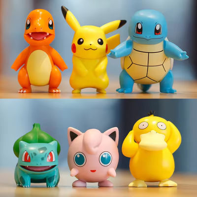 Brinquedos de silicone de plástico personalizados OEM Brinquedos de personagem de figura suave 3D