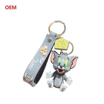 Chave de Chave Personalizada 3D Com Chave de Chave de Metal