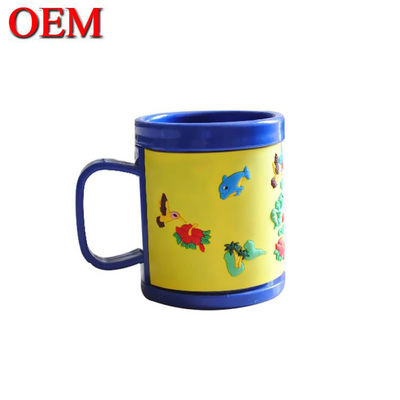 OEM plástico de desenho animado Cute Cup / Modelo 3D Clear Plastic Mug
