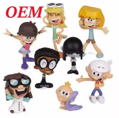 Modelos de desenhos animados Figura de ação Figura de anime Brinquedos para decoração