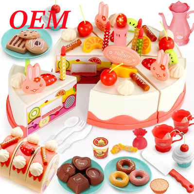 Brinquedos de bolo de plástico liberam brinquedos relaxantes
