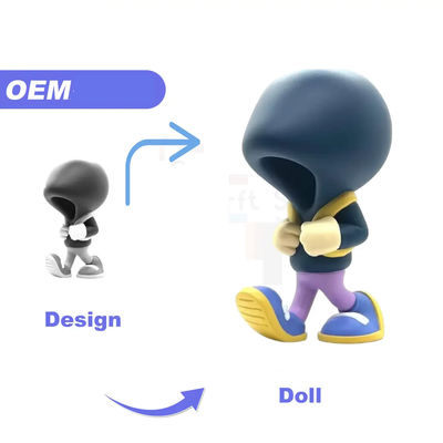 OEM Personalizado 3D Impresso Figuras de Ação Vinyl PVC Toy Art Figurine Design personalizável